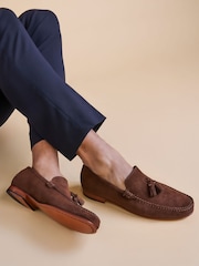Jones Bootmaker Brown Retford Leather Loafers - Image 2 of 2