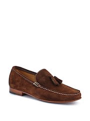 Jones Bootmaker Brown Retford Leather Loafers - Image 5 of 7