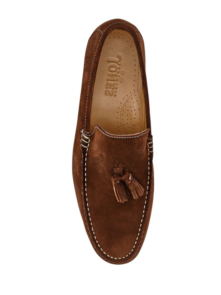 Jones Bootmaker Brown Retford Leather Loafers - Image 7 of 7