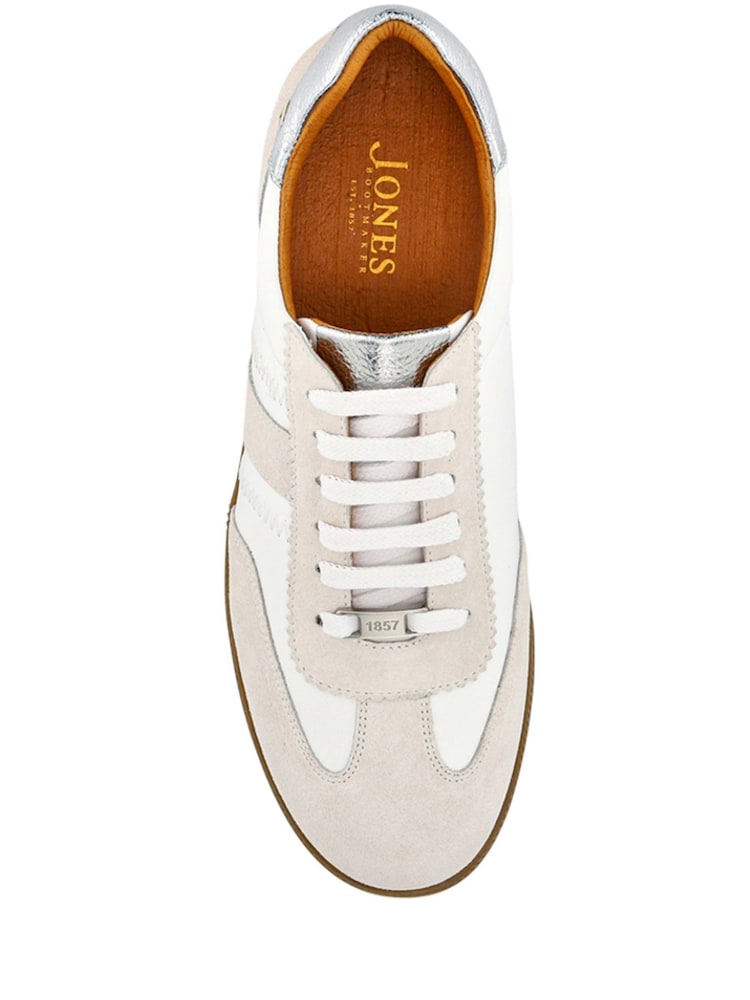 Jones Bootmaker White Artea Leather Trainers - Image 5 of 5