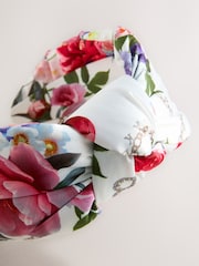 Baker by Ted Baker White Floral Knotted Headband - Imagen 4 de 6
