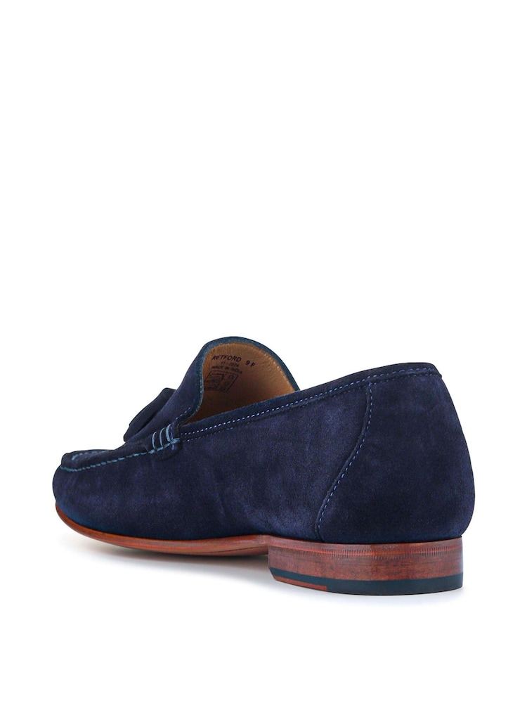 Jones Bootmaker Blue Retford Leather Loafers - Image 2 of 5