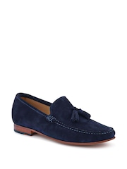 Jones Bootmaker Blue Retford Leather Loafers - Image 3 of 5
