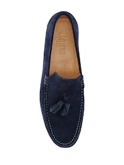Jones Bootmaker Blue Retford Leather Loafers - Image 5 of 5