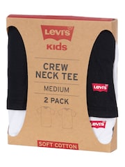Levi's® Black Crew Neck T-Shirts 2 Pack - Image 2 of 4