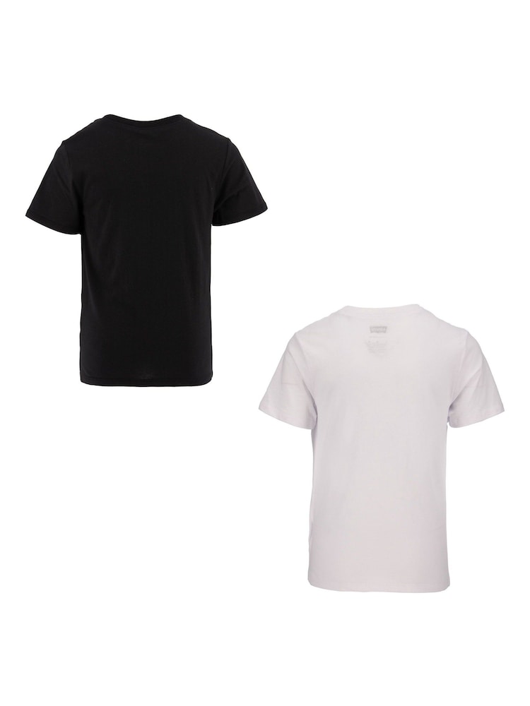Levi's® Black Crew Neck T-Shirts 2 Pack - Image 4 of 4 Levi's® Black Crew Neck T-Shirts 2 Pack - Image 4 of 4