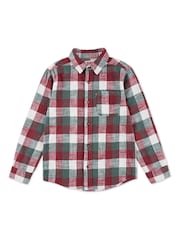 Levi's® Red Logo Buffalo Check Flannel Shirt - Image 1 of 5