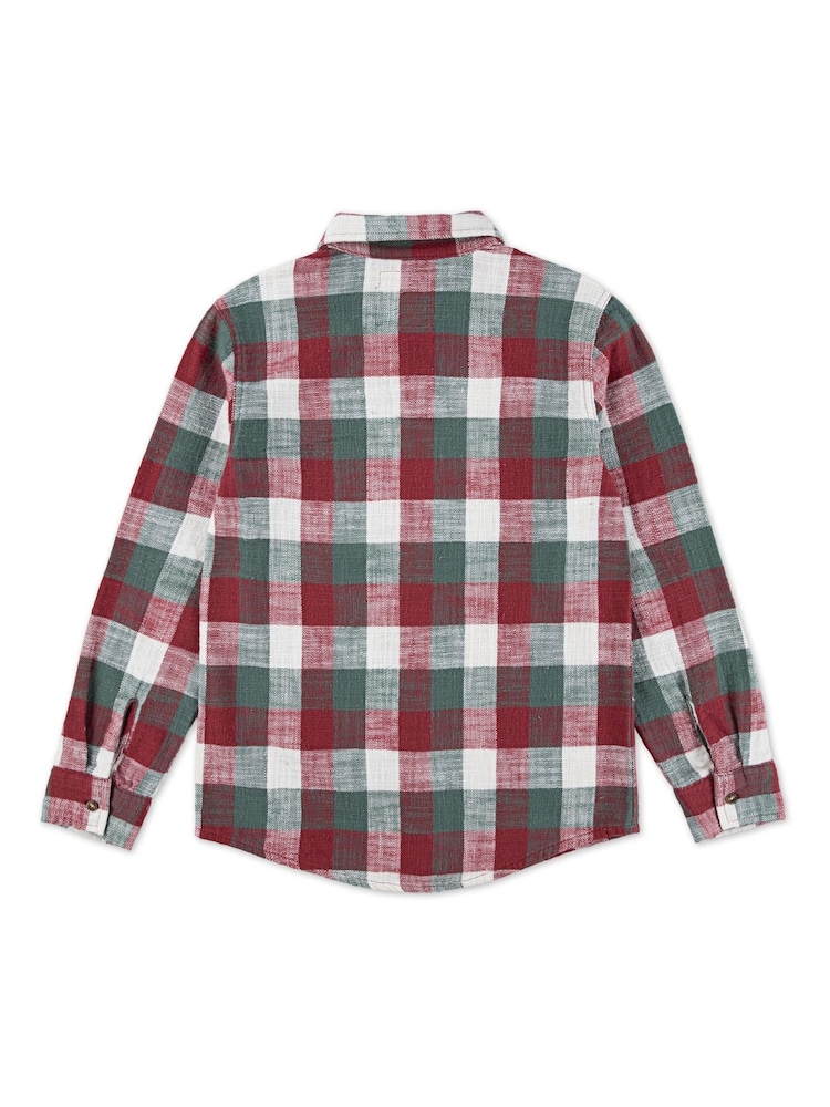 Levi's® Red Logo Buffalo Check Flannel Shirt - Image 2 of 5