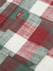 Levi's® Red Logo Buffalo Check Flannel Shirt - Image 5 of 5