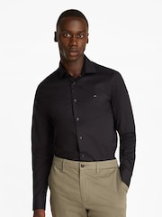 Camisa de popeline Tommy Hilfiger Regular Fit Flex - Imagem 1 de 6