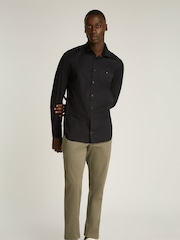 Camisa de popeline Tommy Hilfiger Regular Fit Flex - Imagem 3 de 6