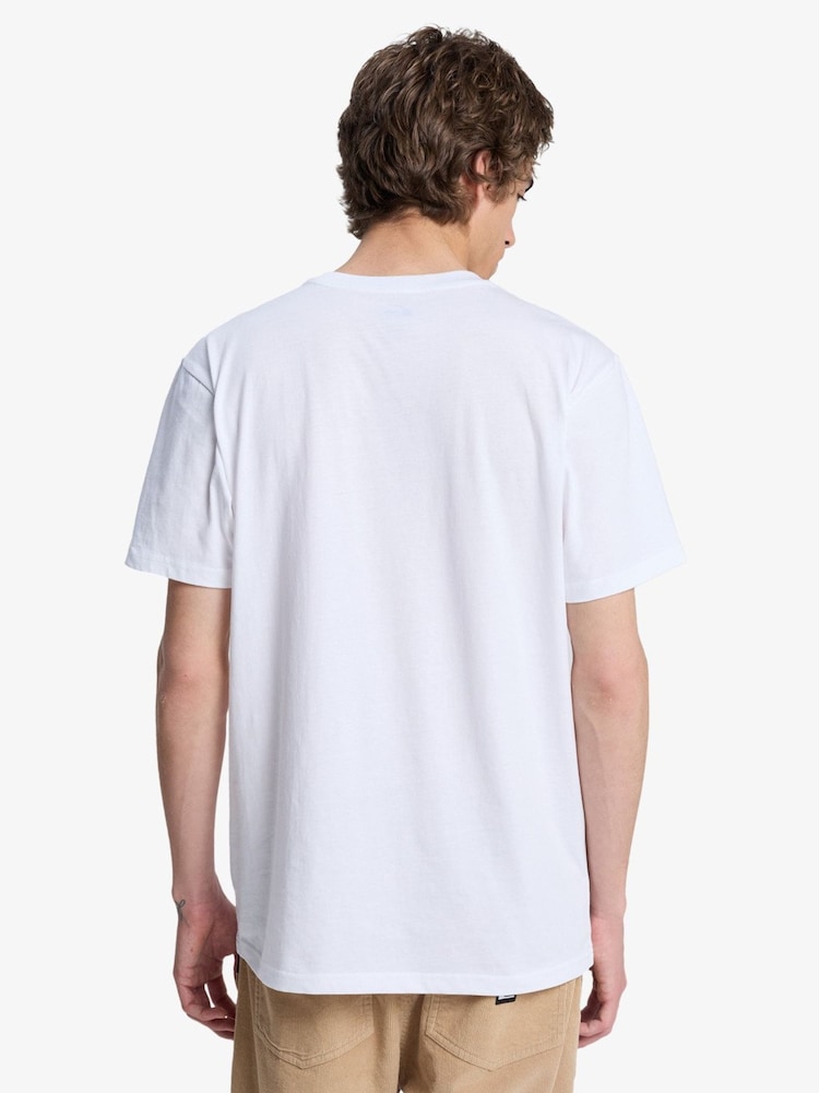Quiksilver White Mini EV Logo Short Sleeve T-Shirt - Image 2 of 6