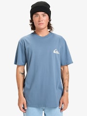 Quiksilver Blue Mini EV Logo Short Sleeve T-Shirt - Image 1 of 8