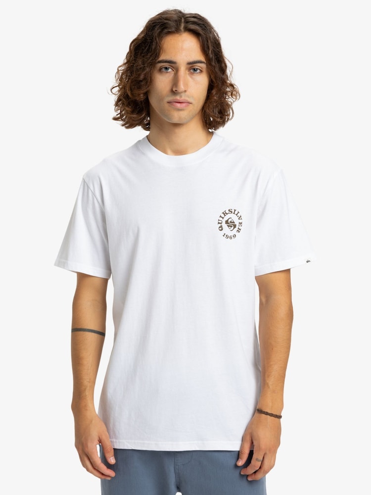 Quiksilver EV Summer Salt Short Sleeve Backprint Graphic Logo T-Shirt - صورة 1 من 8 Quiksilver EV Summer Salt Short Sleeve Backprint Graphic Logo T-Shirt - صورة 1 من 8