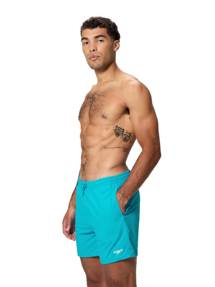 Speedo Blue Essentials Watershort 16" Swim Shorts - Image 2 of 12 Speedo Blue Essentials Watershort 16" Swim Shorts - Image 2 of 12