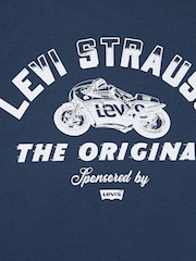 Levi's® Blue Speed Trials Back Graphic Print Short Sleeve T-Shirt - Image 3 of 4