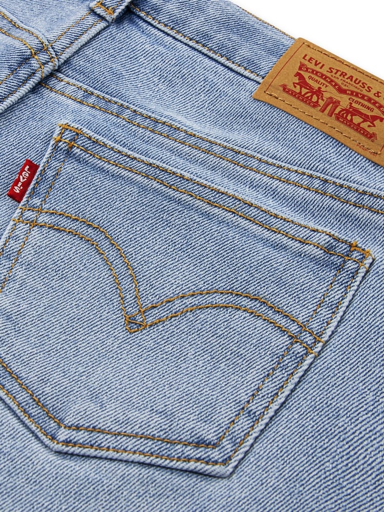 Levi's® Blue High Rise Baggy Wide Leg Jeans - Image 3 of 3