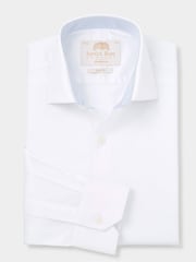 The Savile Row Company Slim Fit Single Cuff Two-Ply Cotton Gold Label Formal Shirt - Image 4 of 6