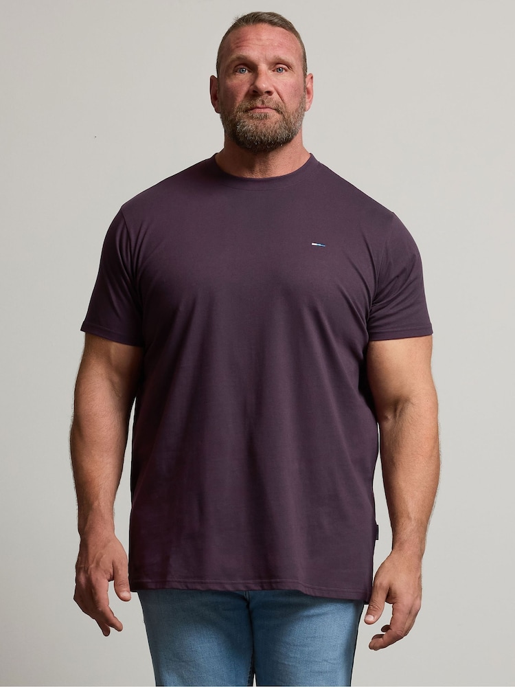 BadRhino Big & Tall Blue Longline T-Shirts 3 Pack - Image 2 of 9 BadRhino Big & Tall Blue Longline T-Shirts 3 Pack - Image 2 of 9