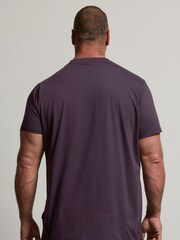 BadRhino Big & Tall Blue Longline T-Shirts 3 Pack - Image 4 of 9