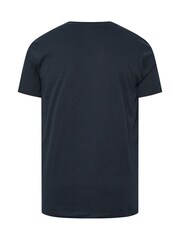 BadRhino Big & Tall Blue Longline T-Shirts 3 Pack - Image 9 of 9