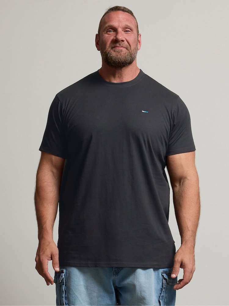 BadRhino Big & Tall Blue Longline T-Shirts 5 Pack - Image 2 of 8