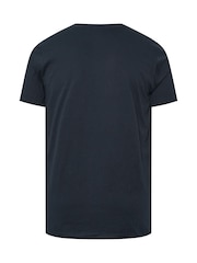 BadRhino Big & Tall Blue Longline T-Shirts 5 Pack - Image 8 of 8