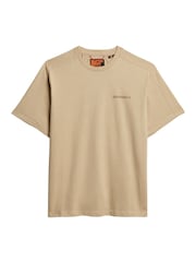 Superdry Brown Tech Relaxed T-Shirt - Image 5 of 6