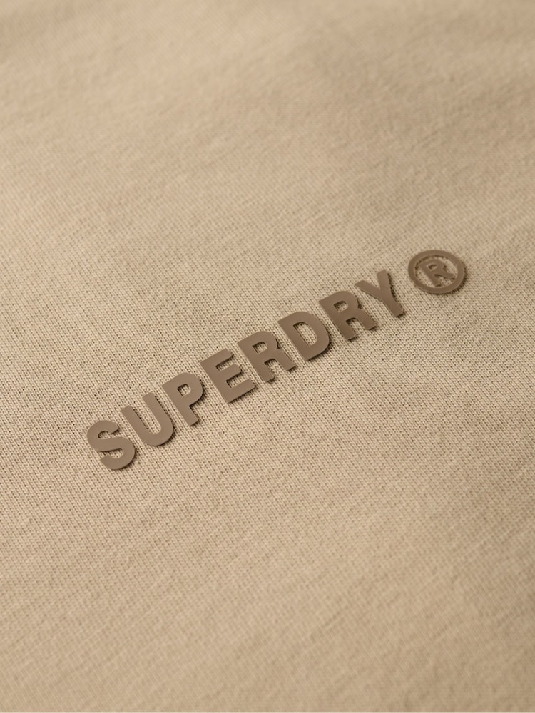 Superdry Brown Tech Relaxed T-Shirt - Image 6 of 6