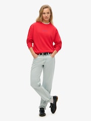 Superdry Red Core Logo City Graphic Print Crew Sweat top - Image 3 of 4