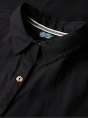 Superdry Black Oversized Midi Shirt Dress - Image 6 of 6