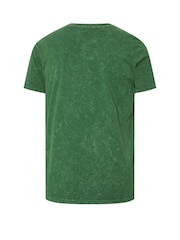 BadRhino Big & Tall Green Jurassic Park Print T-Shirt - Image 2 of 2