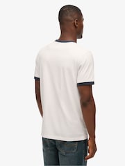 Superdry White Modern Industry Relaxed T-Shirt - Image 4 of 4