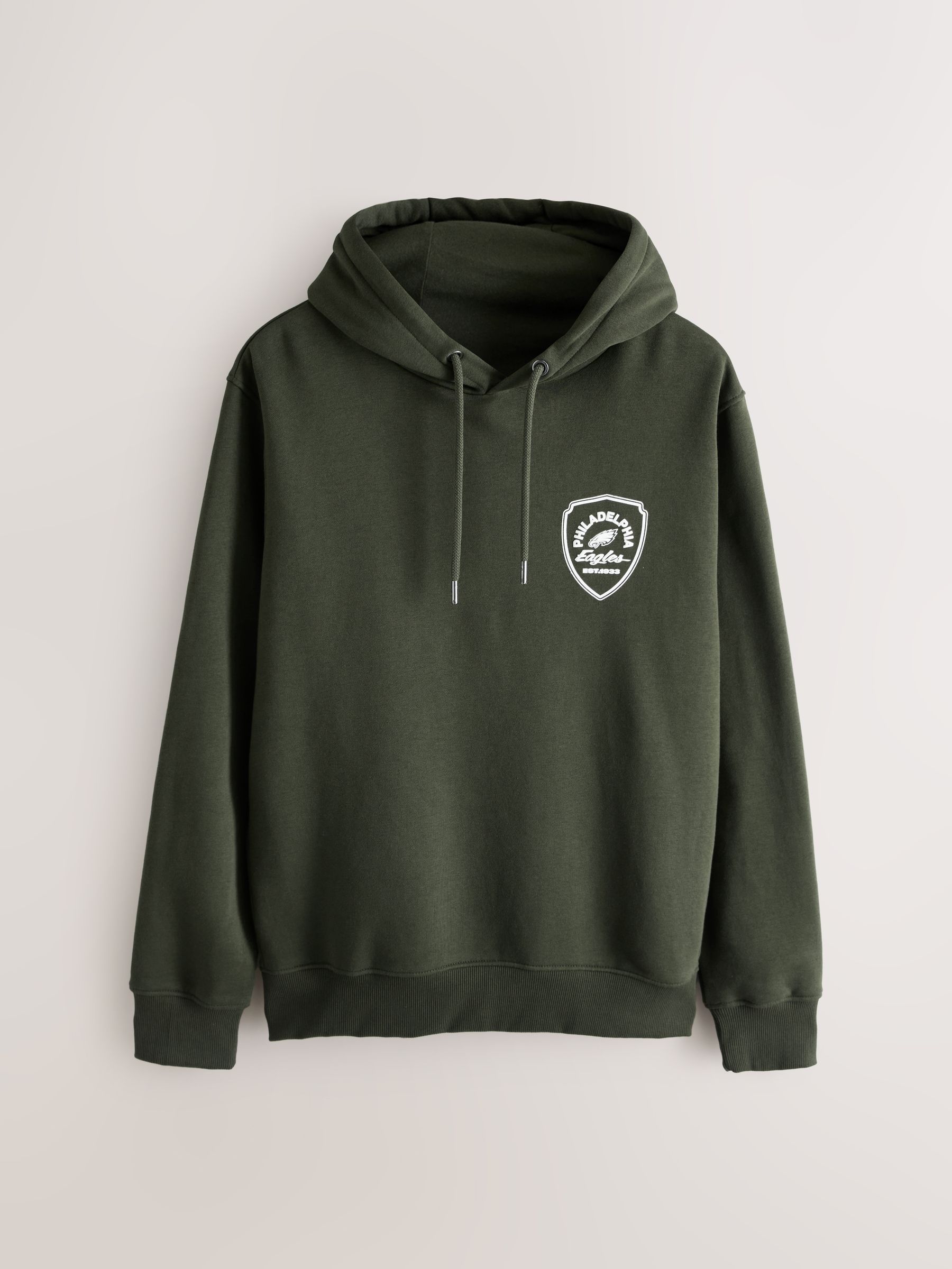 Buy Khaki Green NFL Philadelphia Eagles Graphic License Hoodie