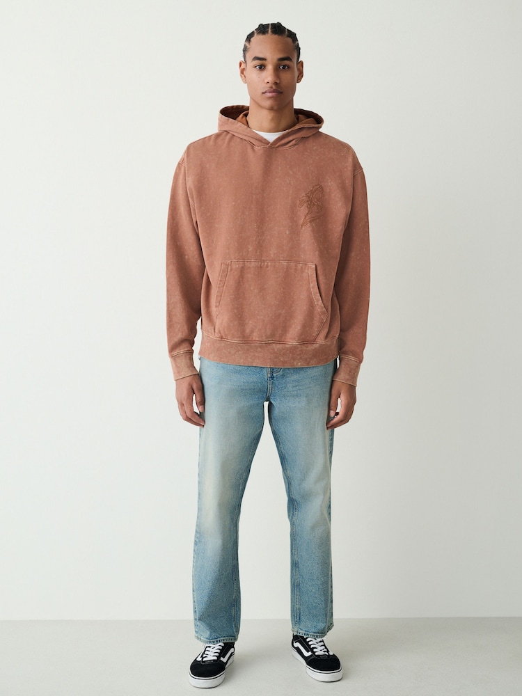 Neutral Clay - هودي بطبعة رسم - صورة 2 من 11