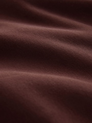 ქლიავისფერი იისფერი - რეგულარული მორგება - მძიმე, ბამბით მდიდარი ჯერსის კაპიშონიანი მაისური „Hoodie“-სგან, ბამბით მდიდარი. - სურათი 7 7-დან