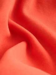 Orange Regular Fit Heavyweight Cotton Rich Jersey Hoodie - Image 8 of 8