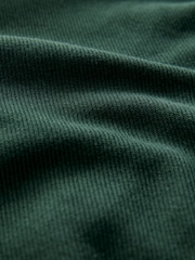 Green N.Premium Jersey Twill Popper Shacket - Image 8 of 9