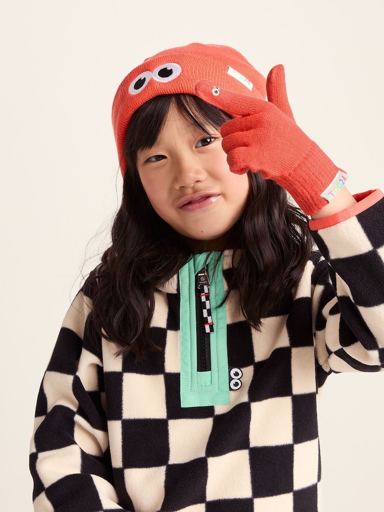 Tog 24 Orange Kids Soay Shaun The Sheep Knit Gloves - Image 1 of 5