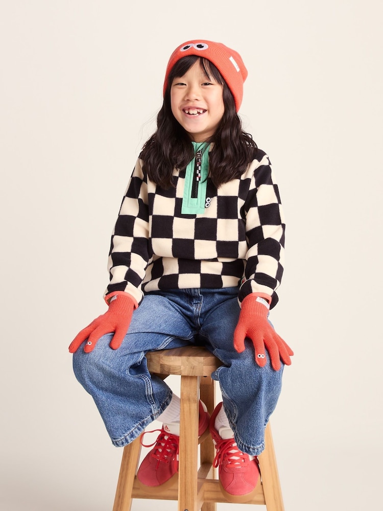 Tog 24 Orange Kids Soay Shaun The Sheep Knit Gloves - Image 2 of 5