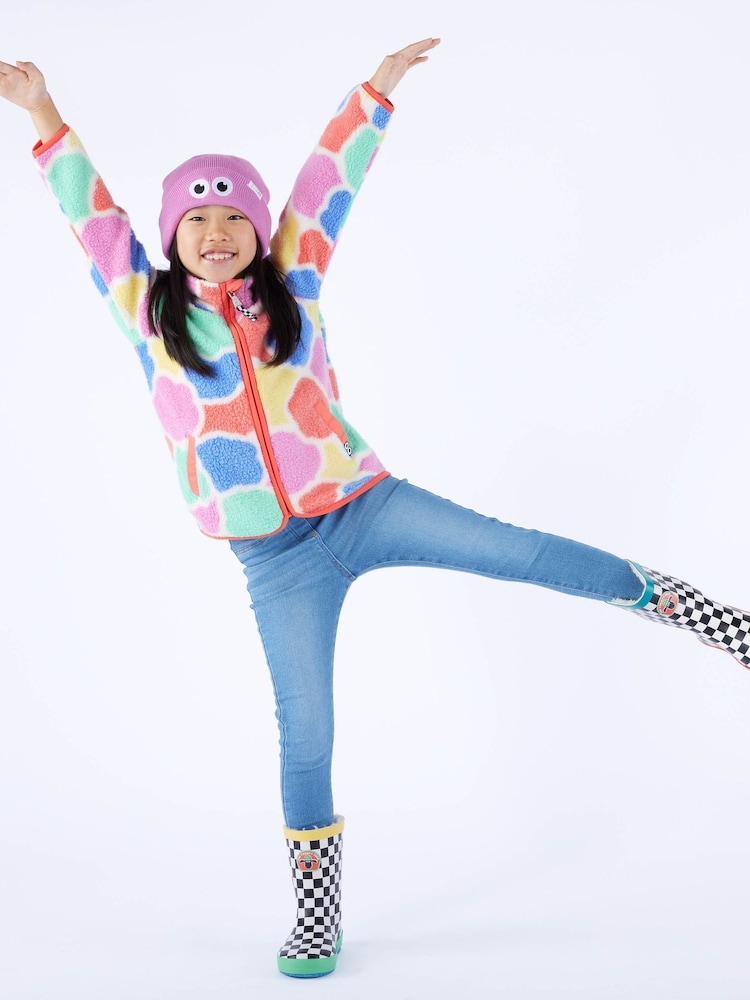 Tog 24 Pink Kids Sardi Shaun The Sheep Sherpa Jacket - Image 1 of 4