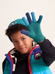 Tog 24 Green Kids Adal Shaun The Sheep Knit Gloves - Image 2 of 4
