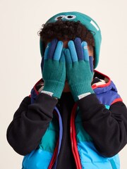 Tog 24 Green Kids Adal Shaun The Sheep Knit Gloves - Image 3 of 4