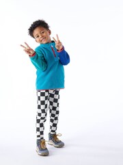 Tog 24 Blue Kids Texel Shaun The Sheep Print Zip Neck Fleece - Image 1 of 5