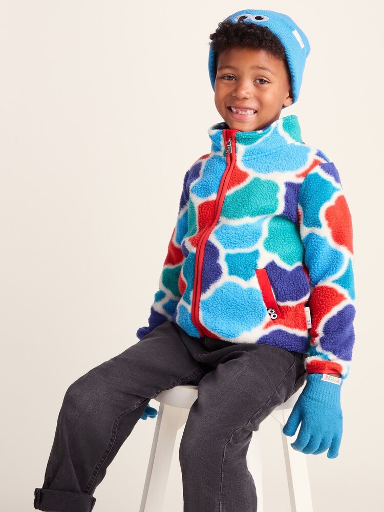 Tog 24 Blue Kids Soay Shaun The Sheep Knit Gloves - Image 2 of 4 Tog 24 Blue Kids Soay Shaun The Sheep Knit Gloves - Image 2 of 4