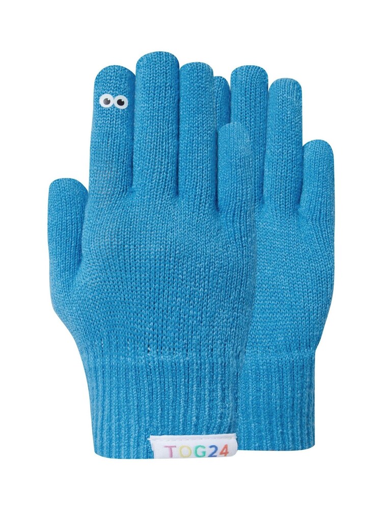 Tog 24 Blue Kids Soay Shaun The Sheep Knit Gloves - Image 4 of 4 Tog 24 Blue Kids Soay Shaun The Sheep Knit Gloves - Image 4 of 4
