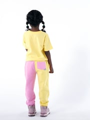 Tog 24 Pink Kids Valais Shaun The Sheep Print Joggers - Image 2 of 6