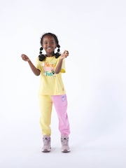 Tog 24 Pink Kids Valais Shaun The Sheep Print Joggers - Image 5 of 6
