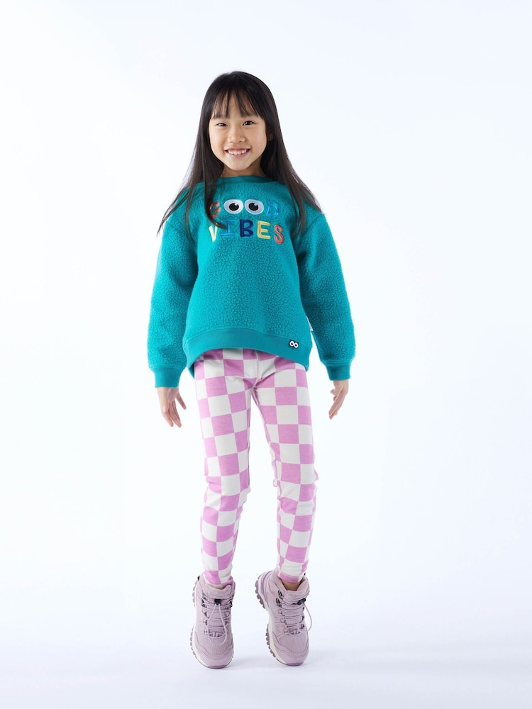 Tog 24 Green Kids Swaledale Shaun The Sheep Sherpa Sweatshirt - Image 1 of 6