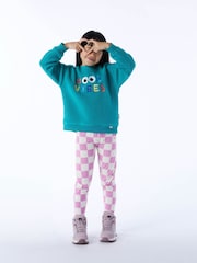 Tog 24 Green Kids Swaledale Shaun The Sheep Sherpa Sweatshirt - Image 5 of 6